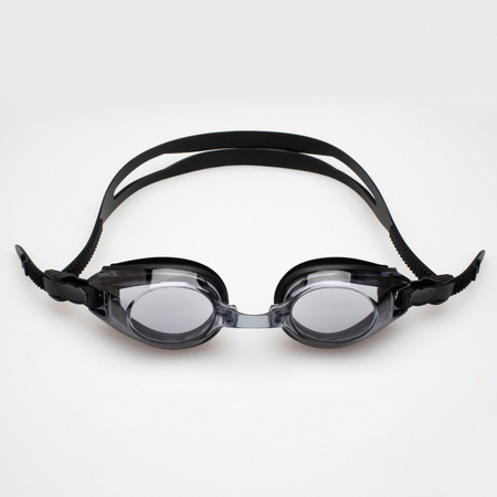 Okulary pływackie korekcyjne Aqua Speed Focus 19 - czarne  - dymione szkła 