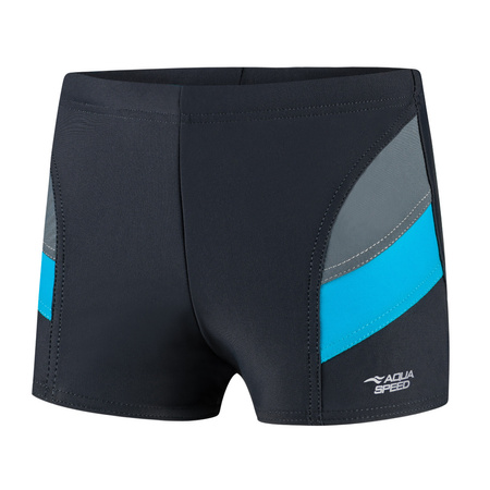 Chłopięce spodenki pływackie Aqua Speed Andy 32 - grafitowe