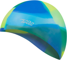 Silikonowy czepek pływacki Aqua Speed Bunt 94 - kolorowy