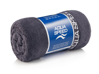 Szybkoschnący ręcznik z mikrofibry Aqua Speed Dry Coral 70x140 cm - 26 grafitowy
