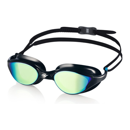 Lustrzane okulary pływackie Aqua Speed Vortex Mirror  + Etui 07 - czarne