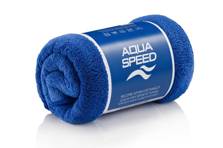 Szybkoschnący ręcznik z mikrofibry Aqua Speed Dry Coral 50x100 - 01 niebieski