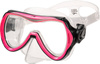 Snorkeling set for kids Enzo + Samos 03 + mesh bag - pink 