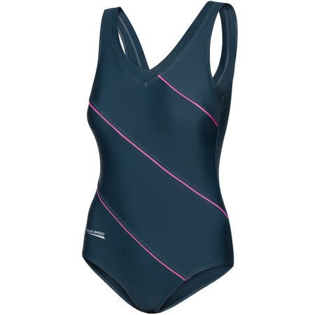 One-piece swimming costume with cups AQUA SPEED Sophie 03