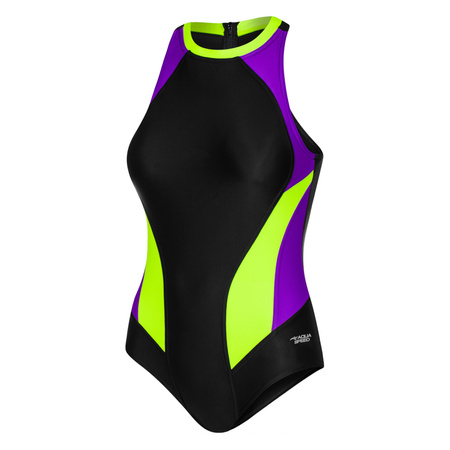 Kostium jednoczęściowy pływacki Aqua Speed Nina 19 - fioletowy