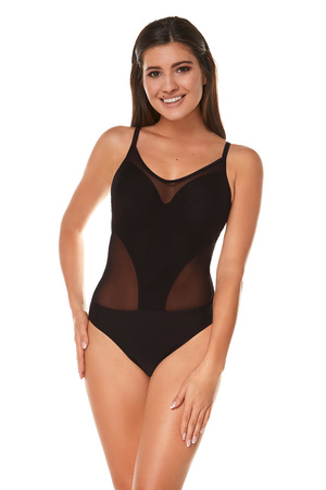 Kostium kąpielowy jednoczęściowy pływacki plażowy Evelyn Aqua Speed  01 - czarny